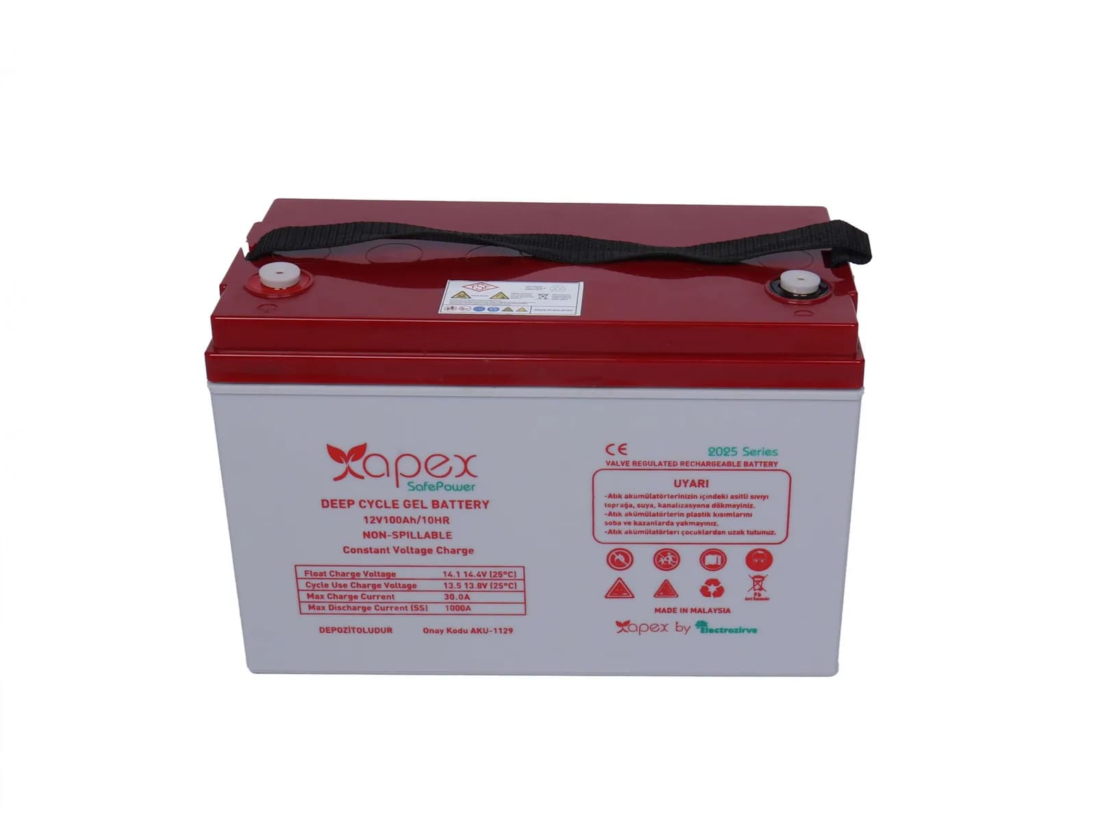 12V 100Ah Safepower Jel Akü Apex