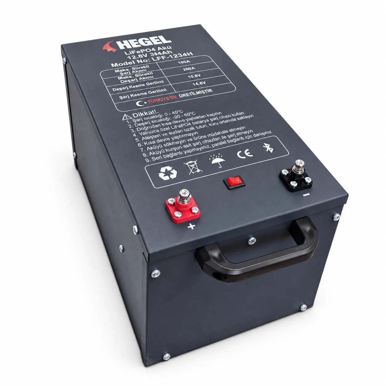 HEGEL LFF-12314H 12.8V 314Ah LiFePO4 Lityum Akü