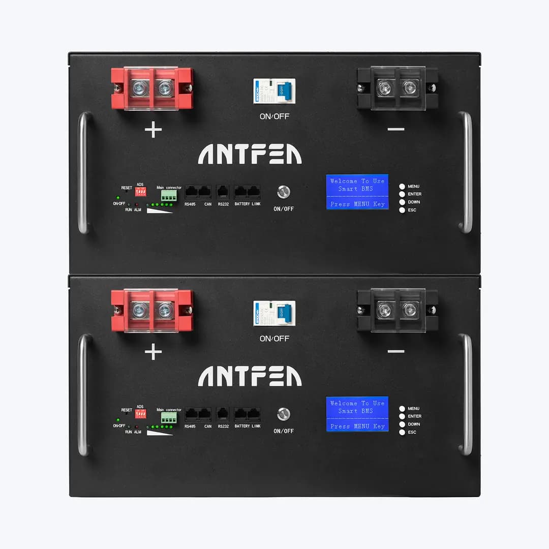 ANTFEA 51.2V 200Ah LiFePO4 Rack Batarya 2 Adet - 20.48 kWh