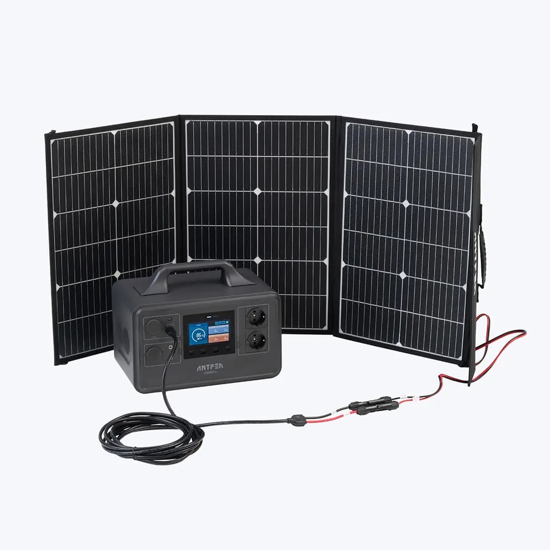 ANTFEA S1000Pro Taşınabilir Sistem+100W Taşınabilir Panel Set
