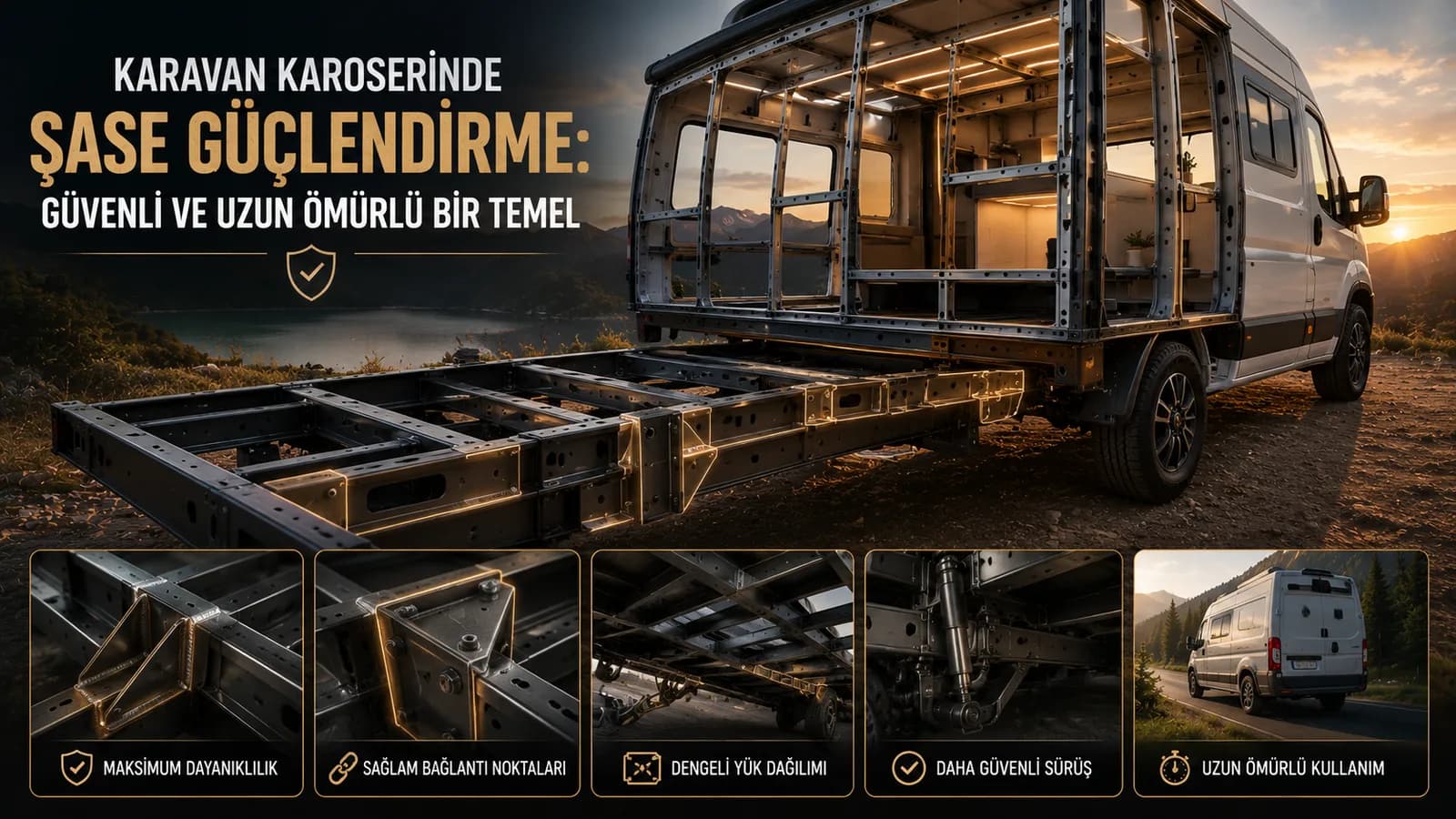 Karavan Karoserinde Şase Güçlendirme: Güvenli ve Uzun Ömürlü Bir Temel